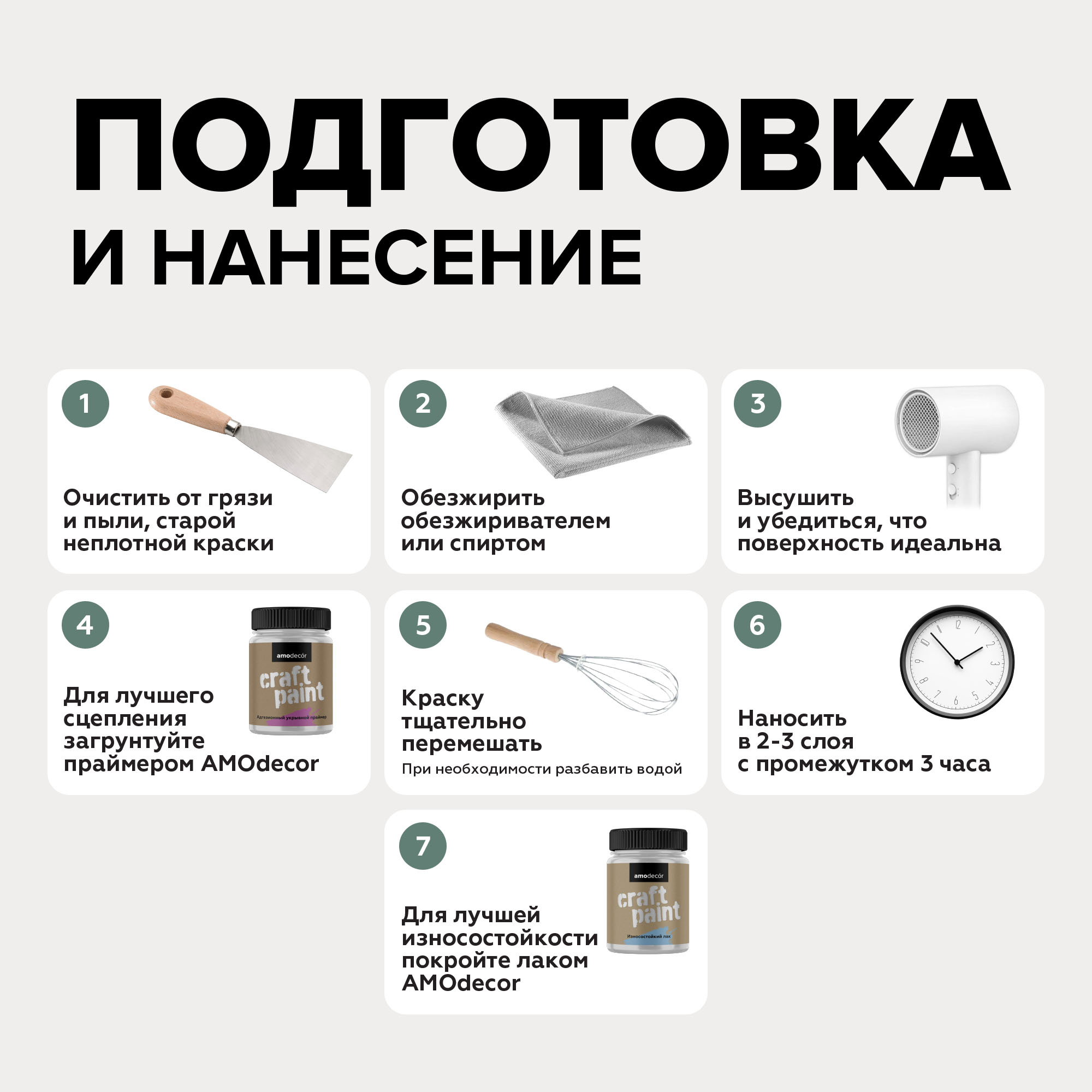 Меловая краска для мебели АМОdecor — лакокрасочное покрытие AMO, Нефрит, 0,25 кг, для внутренних и наружных работ